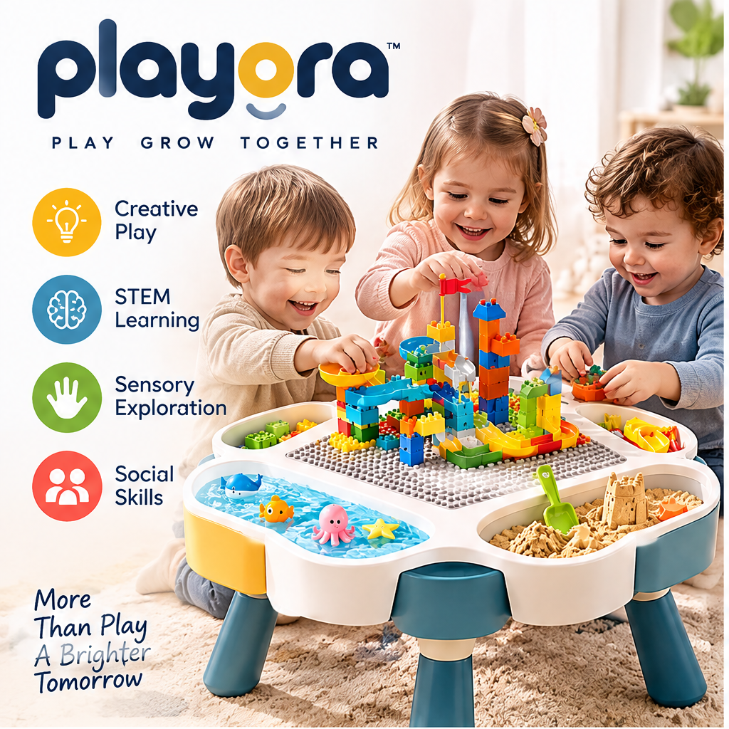 LUNNUMY® 4-in-1 Discovery Play Table