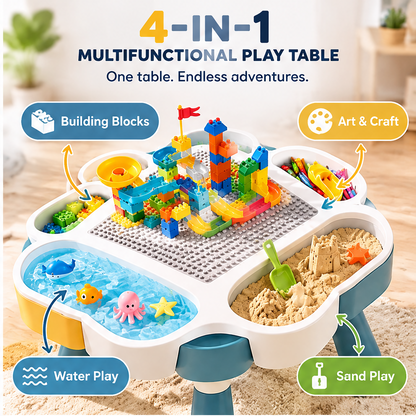 LUNNUMY® 4-in-1 Discovery Play Table