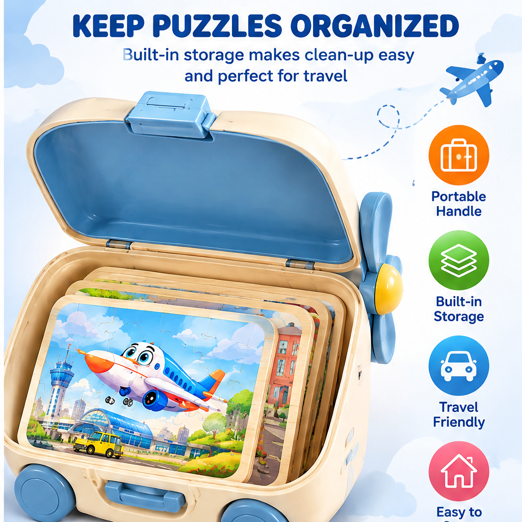 Lunnumy® Travel Puzzle Adventure Case