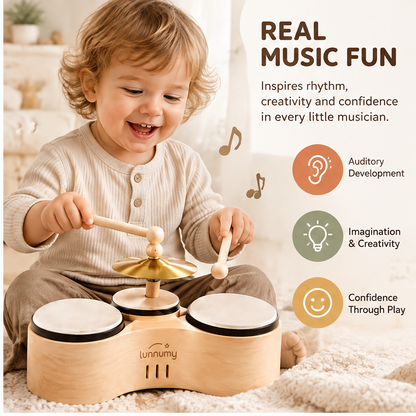 LUNNUMY® 7-in-1 Musical Instrument Set for Kids