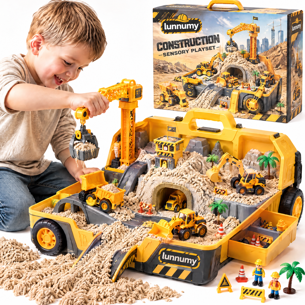 LUNNUMY® Construction Discovery Playset