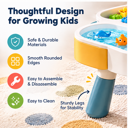 LUNNUMY® 4-in-1 Discovery Play Table