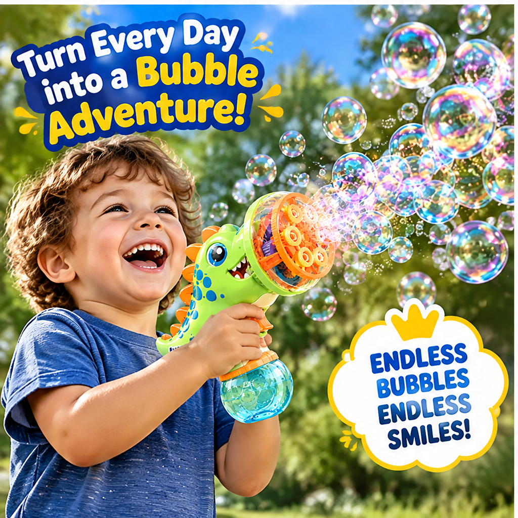 Lunnumy® Dinosaur Bubble Blaster™