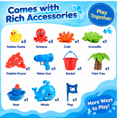 LUNNUMY® Splash & Explore Water Play Table