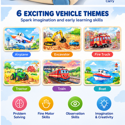Lunnumy® Travel Puzzle Adventure Case