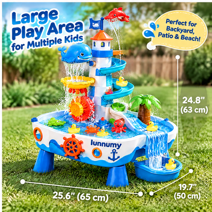 LUNNUMY® Splash & Explore Water Play Table
