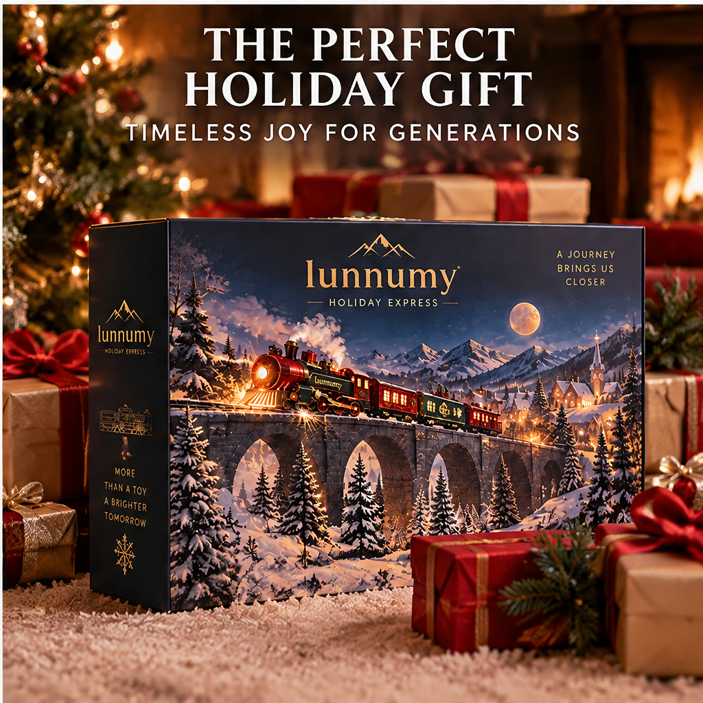 Lunnumy® Holiday Express™ Christmas Train Set